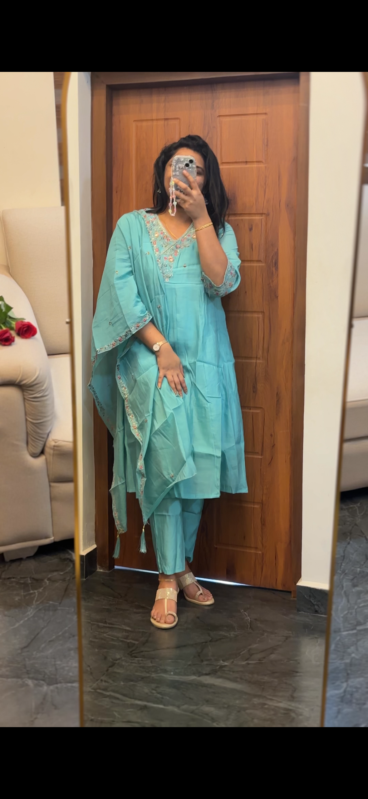 Chanderi Silk Salwar Set