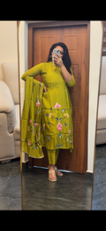 Chanderi Silk Salwar Set
