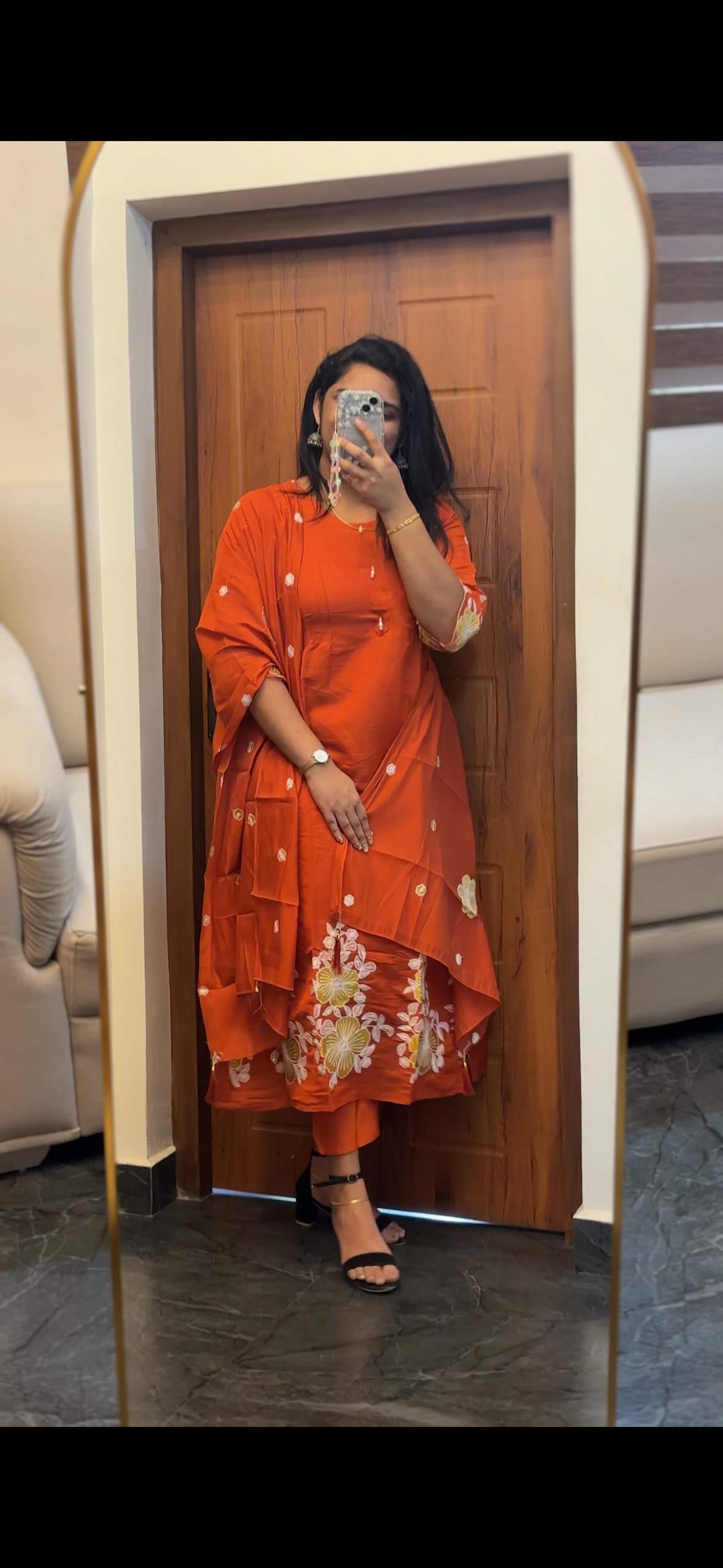 Chanderi Silk Salwar Set