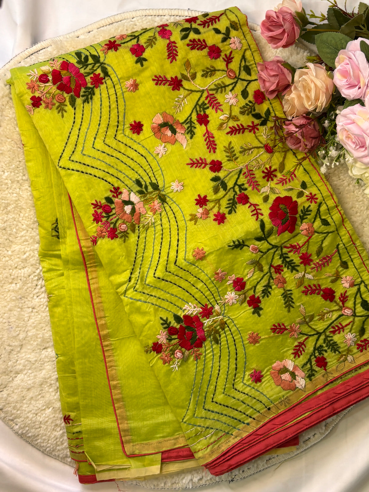 Premium Handmade Bullion Saree