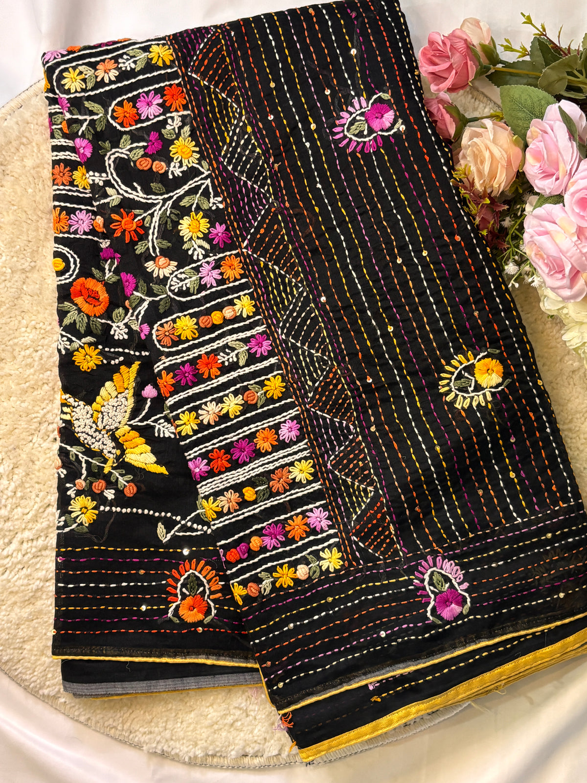 Premium Handmade Bullion Saree
