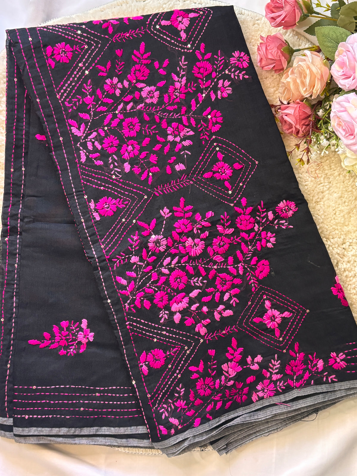 Bullion Parshi saree