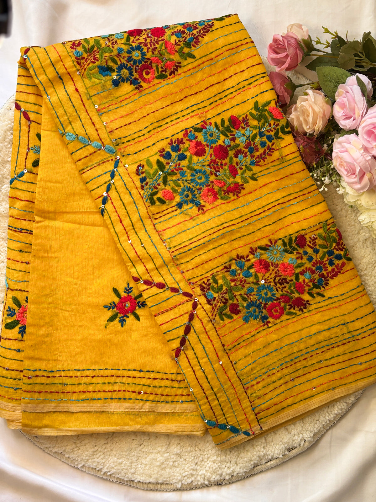Bullion Parshi Saree
