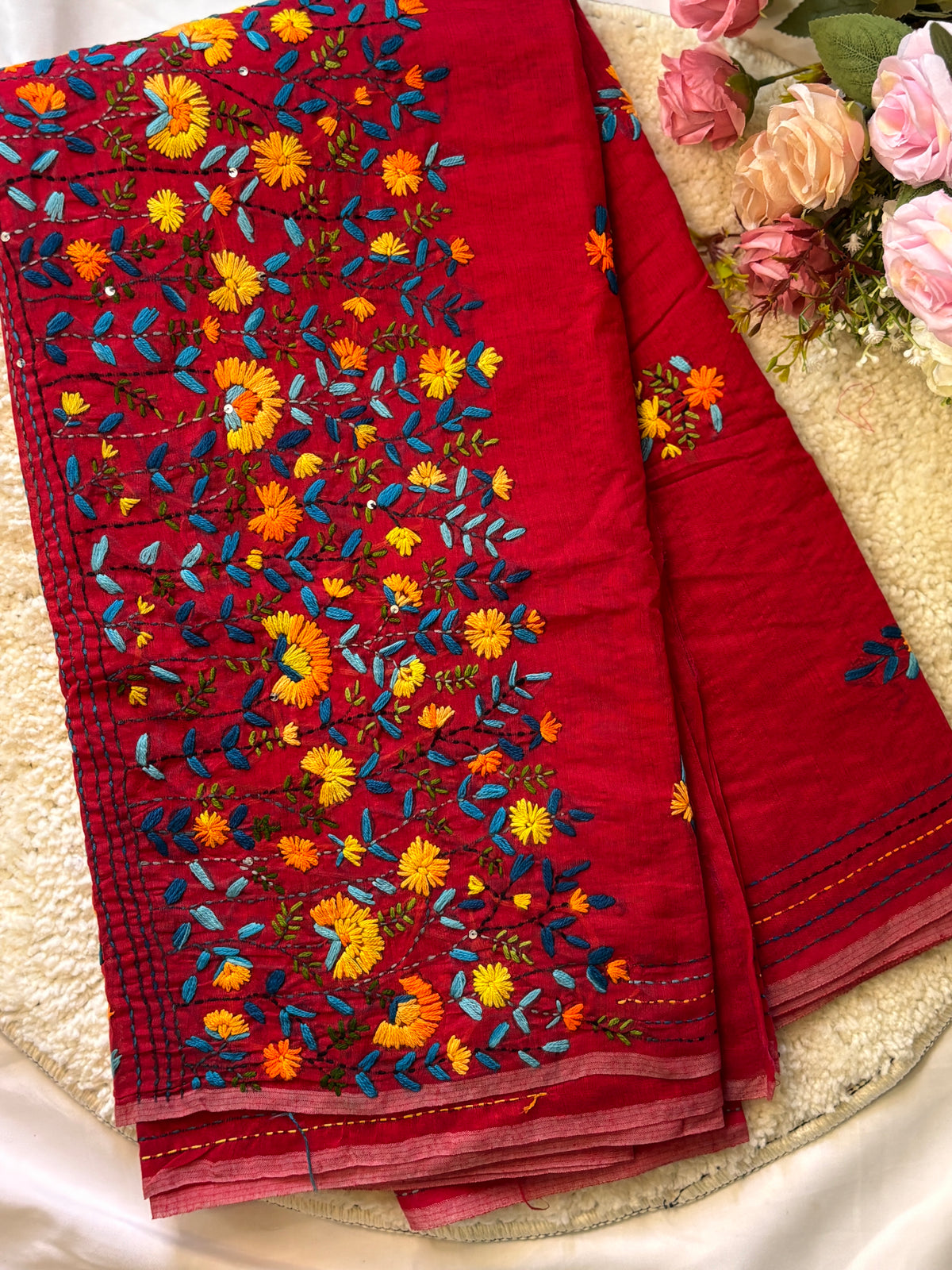 Bullion Parshi Saree