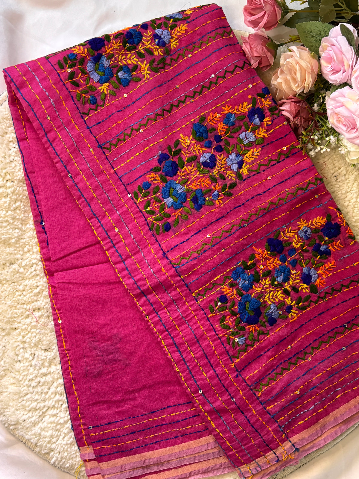 Bullion Parshi saree